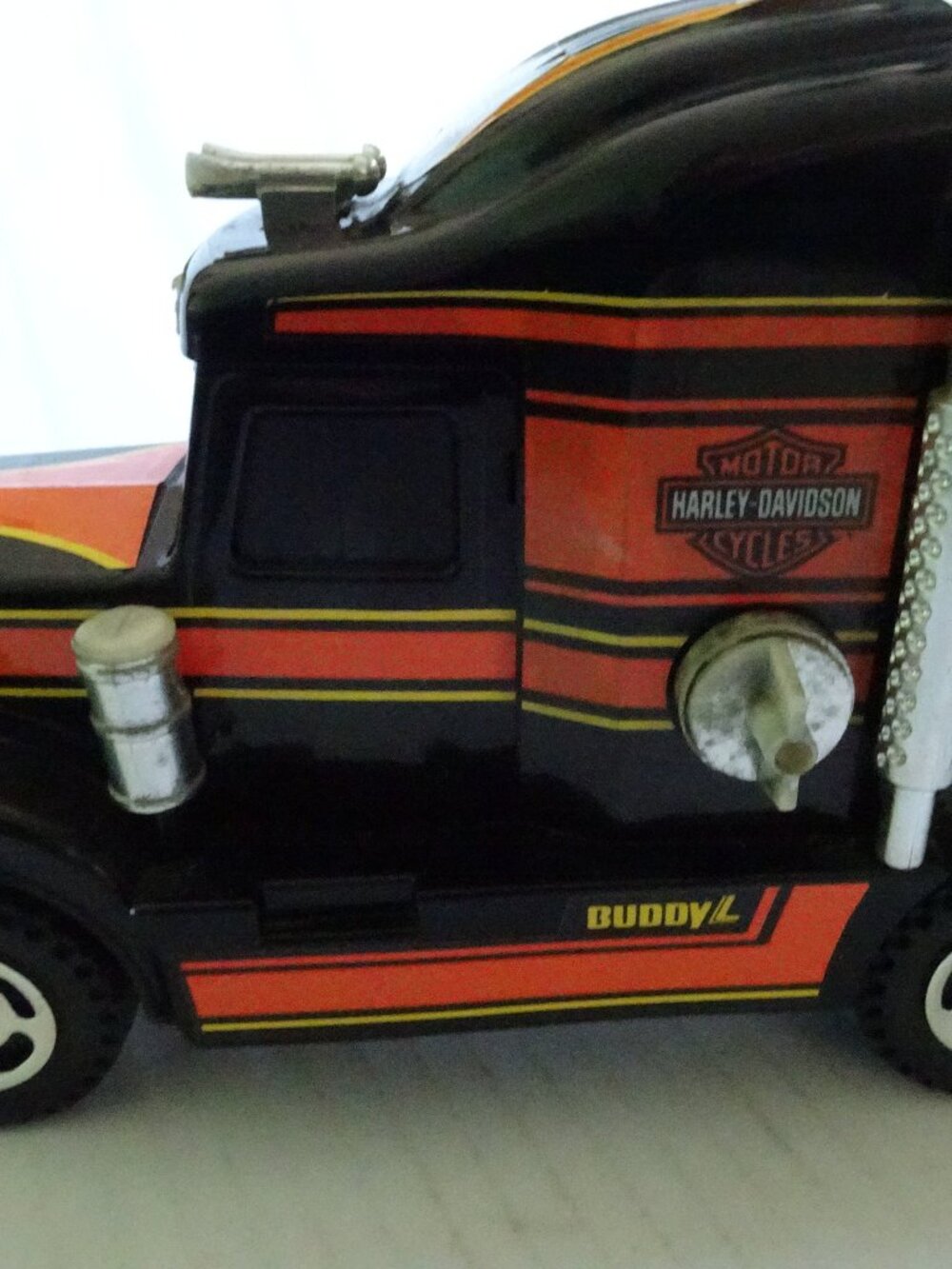 Harley-Davidson - Semi Truck - Cab & Trailer - Lights & Sound - Buddy L - 1992